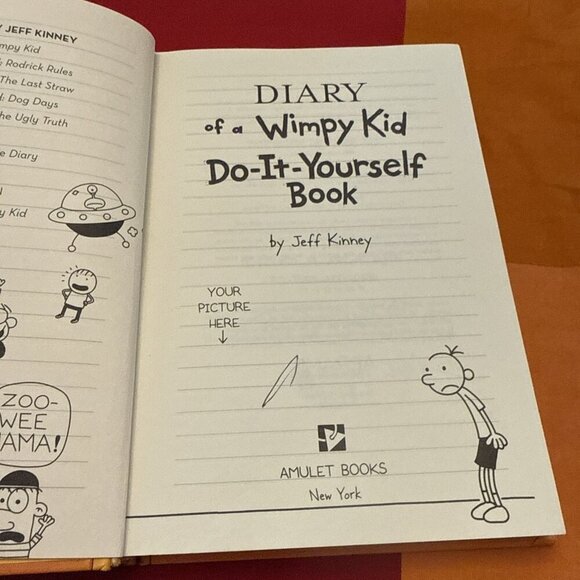 Diary of a Wimpy Kid Do-it-yourself Book - hardcover, 9780810979772, Jeff Kinney - Picture 2 of 9